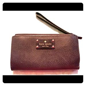 Black Kate Spade Wristlet/Wallet